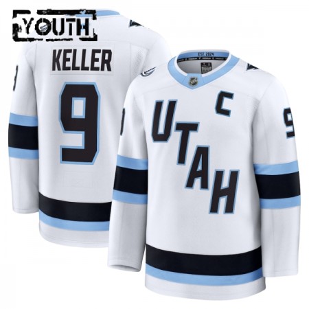 Lasten Pelipaita Utah Hockey Club Fanatics Premium Clayton Keller Vieras Valkoinen